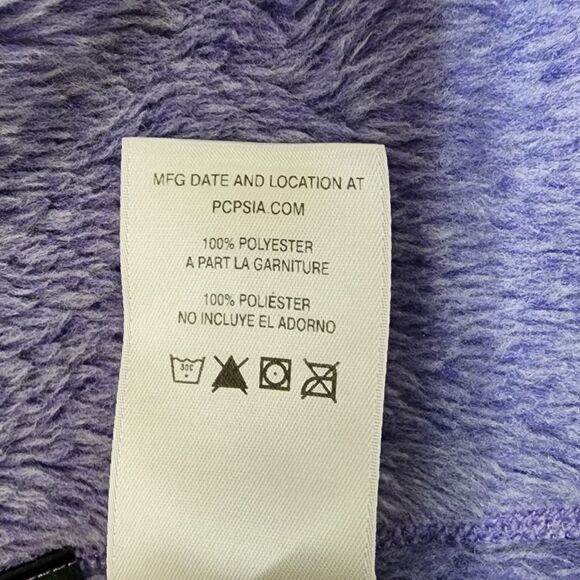 Patagonia Fleece Vest Women S Purple Zip Pockets Polartec Thermal Outdoor Hiking - Picture 11 of 13